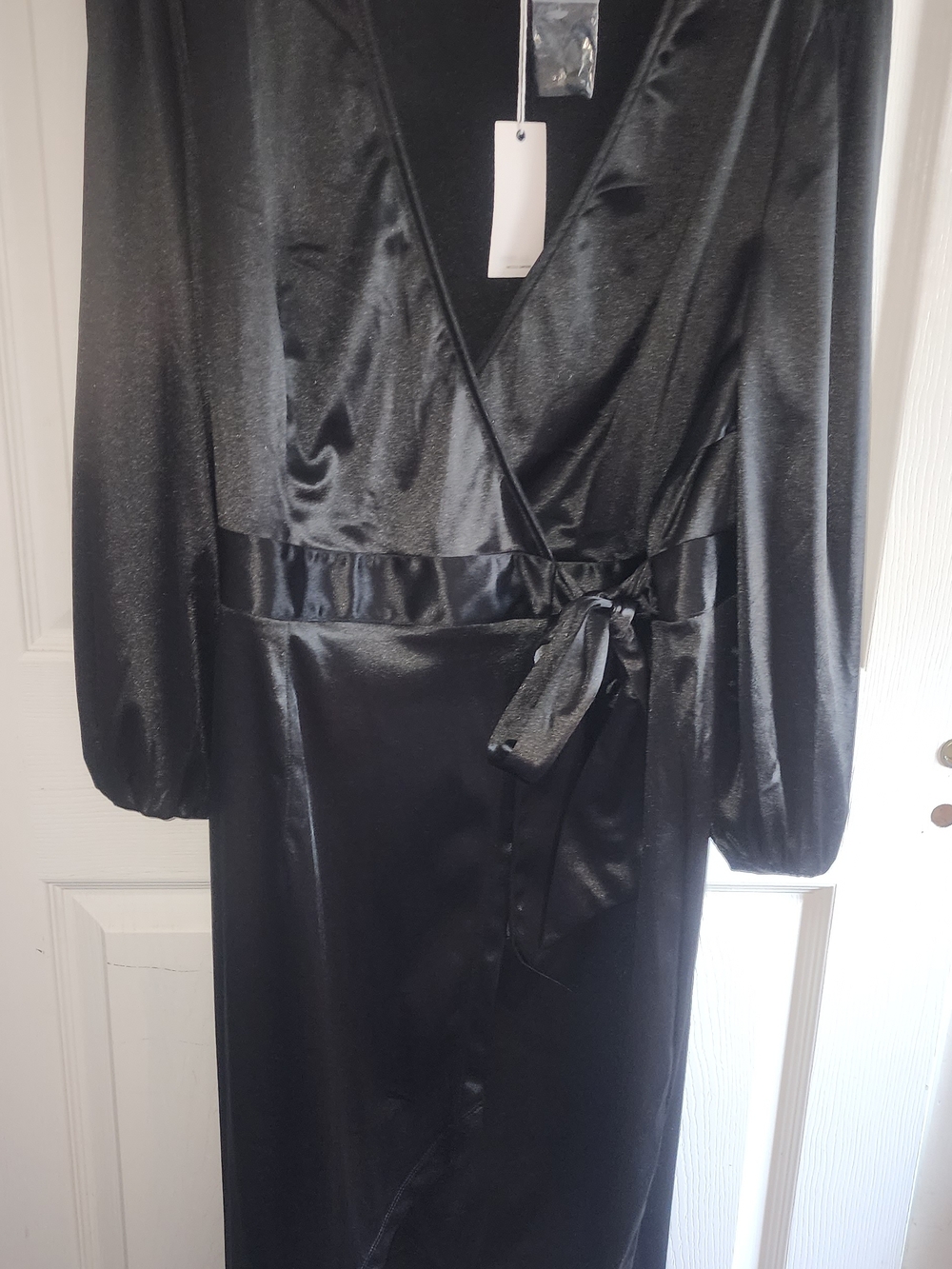 Black Satin Dress